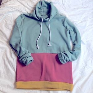 Cowl neck sweatshirt